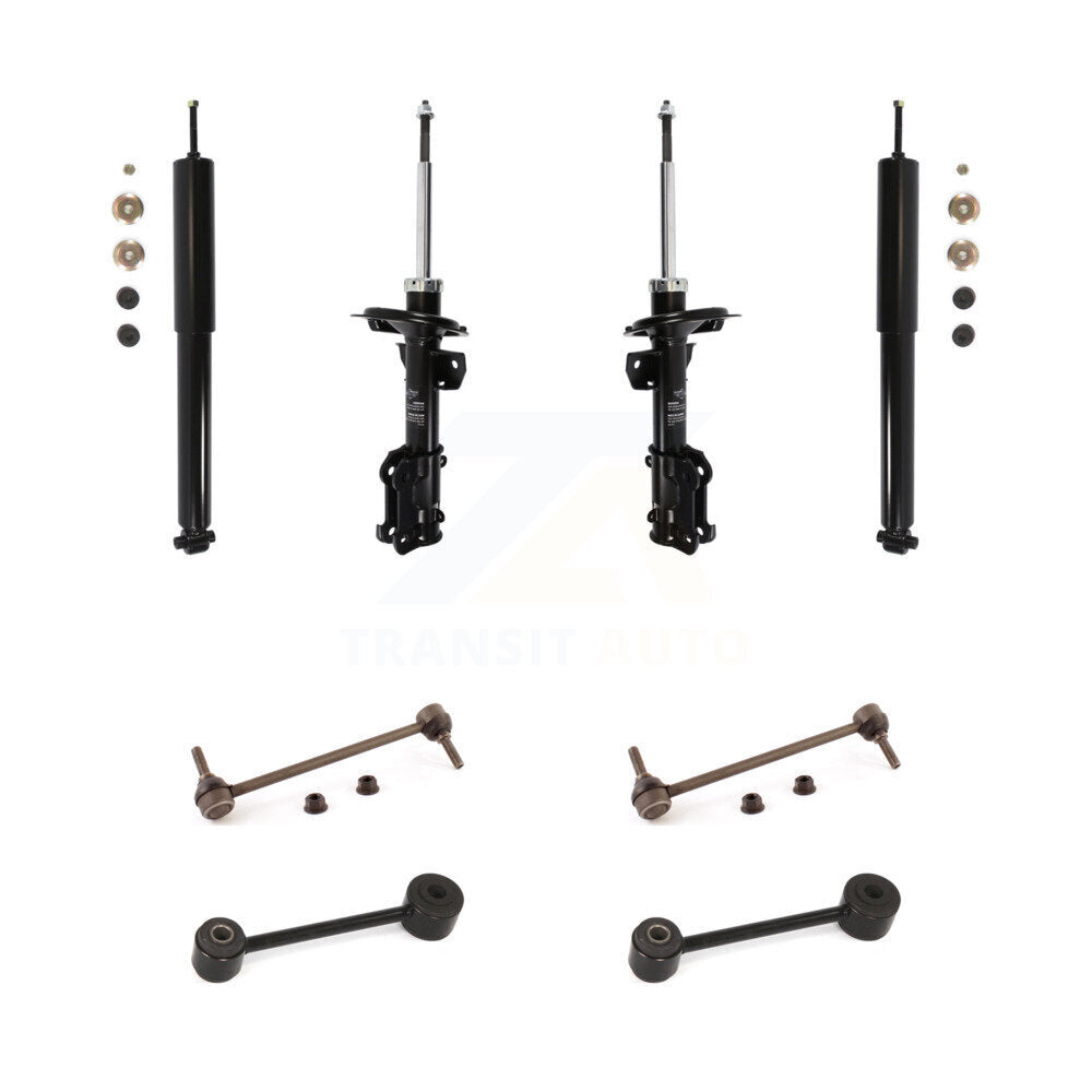 Suspension Strut Rear Shock & TOR sway Bar Link Front Kit For Ford Mustang