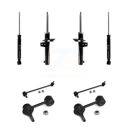 Strut Rear Shock & TQ Bar Link Front Kit For Volkswagen Jetta Golf Rabbit
