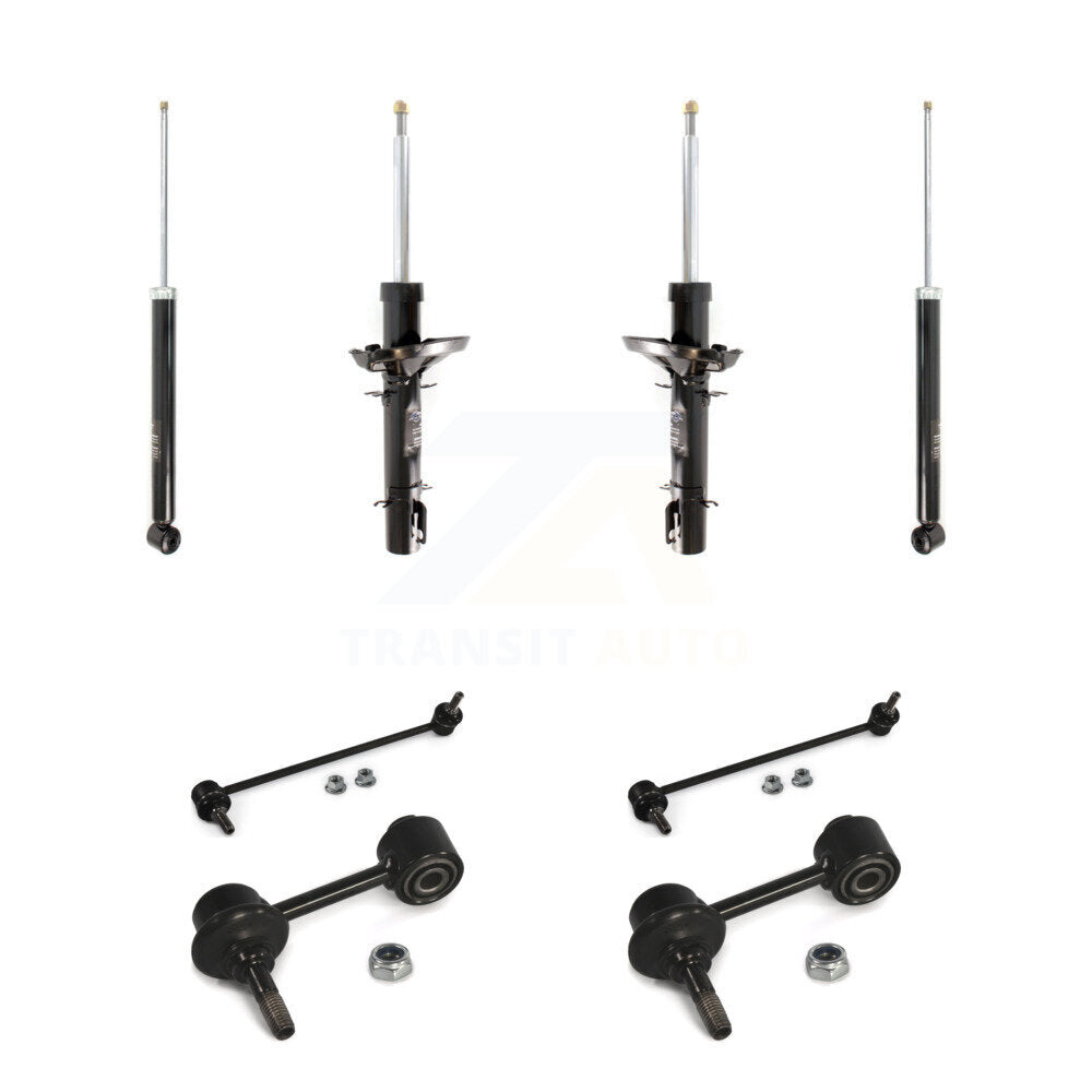 Strut Rear Shock & TQ Bar Link Front Kit For Volkswagen Jetta Generation IV