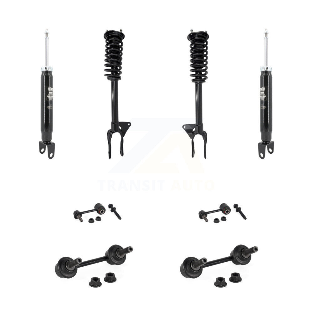 Complete Suspension Strut Rear Shock & TOR sway Bar Link Front Kit For