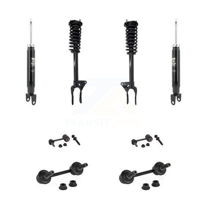 Complete Suspension Strut Rear Shock & TOR sway Bar Link Front Kit For