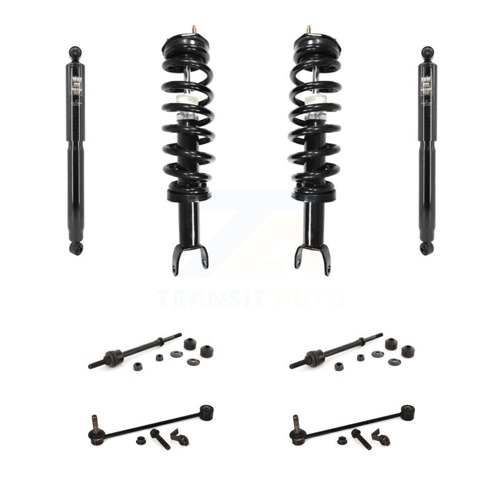 Complete Strut Rear Shock & TOR Bar Link Front Kit For Ram 1500 Classic 4WD