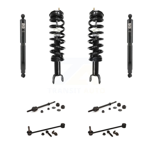 Complete Strut Rear Shock & TOR Bar Link Front Kit For Ram 1500 Classic 4WD
