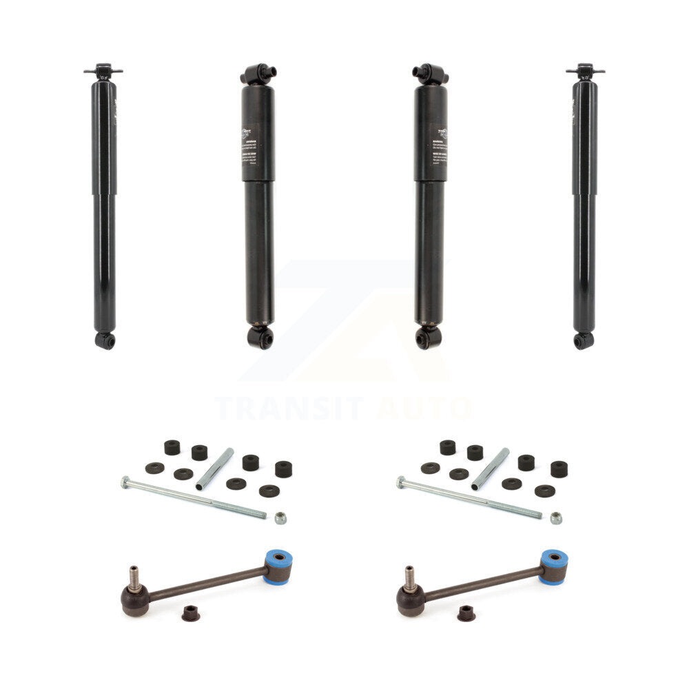 Suspension Shock & TOR Bar Link Front Rear Kit For 2000 GMC Yukon 4WD with 5.7L