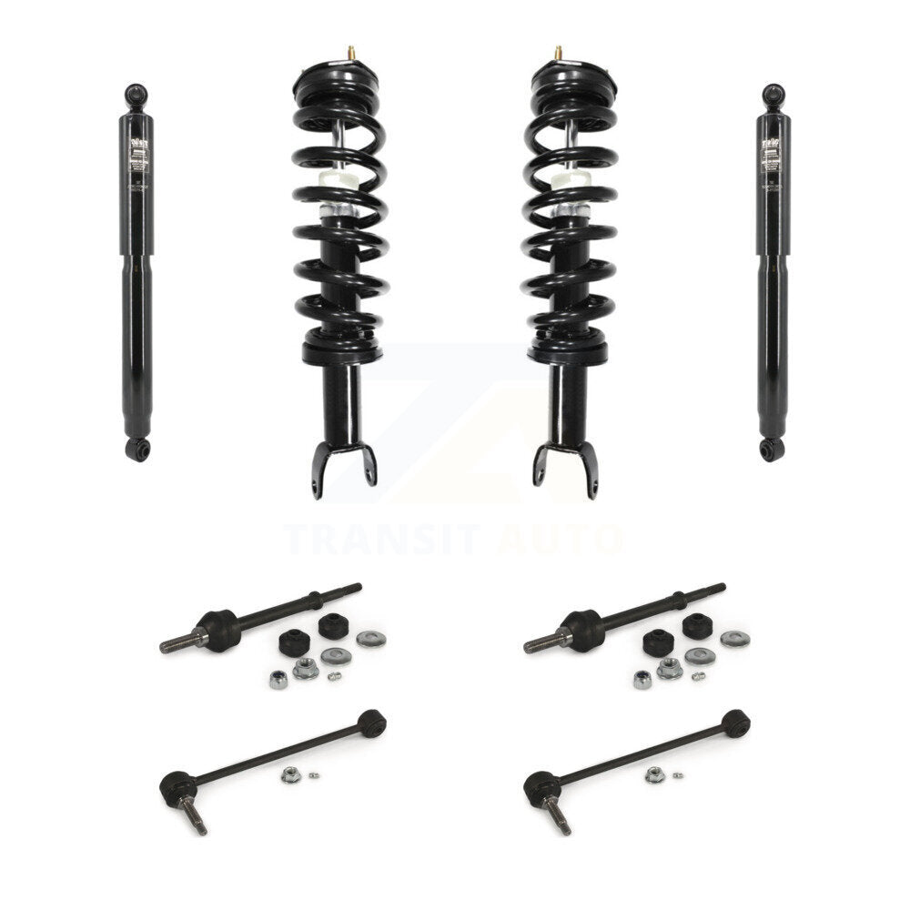 Complete Strut Rear Shock & TQ Bar Link Front Kit For Ram 1500 Classic 4WD