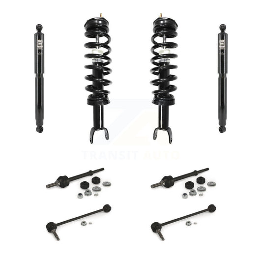 Complete Strut Rear Shock & TQ Bar Link Front Kit For Ram 1500 Classic 4WD