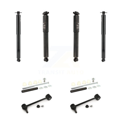 Suspension Shock & TQ Bar Link Front Rear Kit For 2000 GMC Yukon 4WD with 5.7L