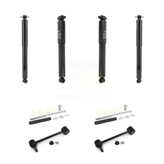 Suspension Shock & TQ Bar Link Front Rear Kit For 2000 GMC Yukon 4WD with 5.7L