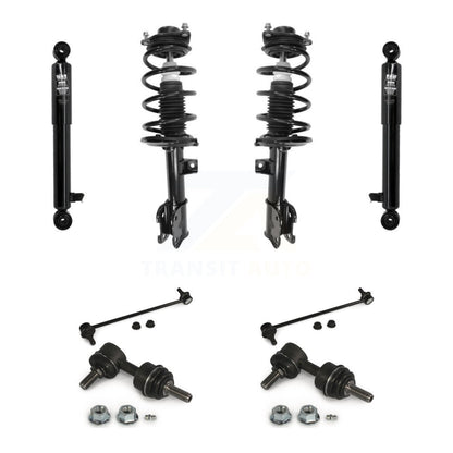 Complete Strut Rear Shock & TQ Bar Link Front Kit (8Pc) For Kia Sorento