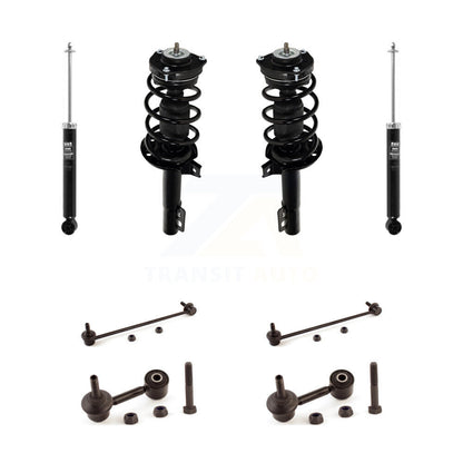 Complete Strut Rear Shock & TOR Bar Link Front Kit For Volkswagen Jetta