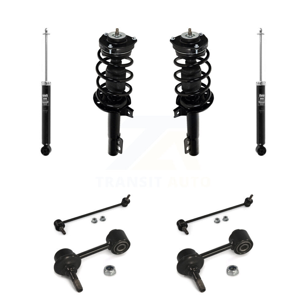 Complete Strut Rear Shock & TQ sway Bar Link Front Kit For Volkswagen Jetta