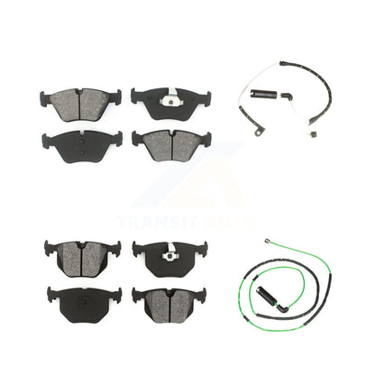 Semi-Metallic Disc Brake Pads And Wear Sensors Front Rear Kit For BMW Z4