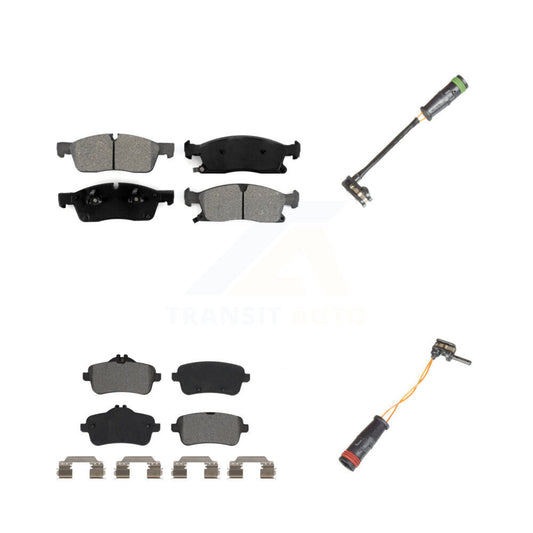 Semi-Metallic Disc Brake Pad Wear Sensor Front Rear Kit For Mercedes-Benz GLE400