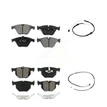 Semi-Metallic Disc Brake Pads Wear Sensor Front Rear Kit For BMW 335i 335is 335d