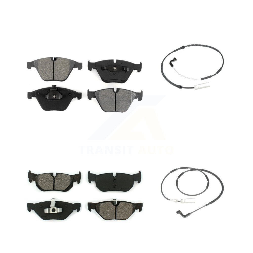 Semi-Metallic Disc Brake Pad Wear Sensor Front Rear Kit For BMW 328i xDrive 3.0L