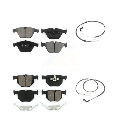 Semi-Metallic Disc Brake Pad Wear Sensor Front Rear Kit For BMW 335i xDrive 3.0L
