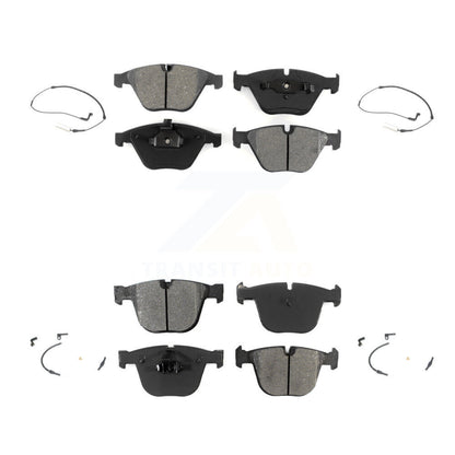 Semi-Metallic Brake Pad Wear Sensor Front Rear Kit For BMW 750i 750Li 745i 745Li