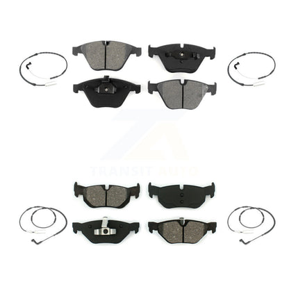 Semi-Metallic Disc Brake Pad Wear Sensor Front Rear Kit For BMW 328i xDrive 3.0L