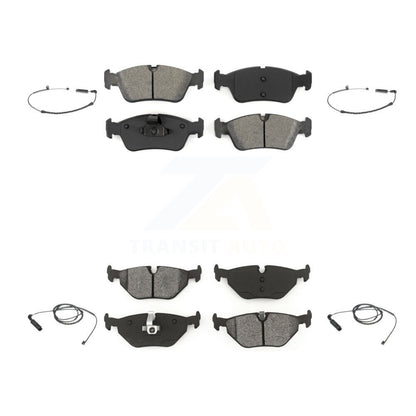 Semi-Metallic Brake Pads Wear Sensor Front Rear Kit For BMW 325i 325Ci 320i 328i