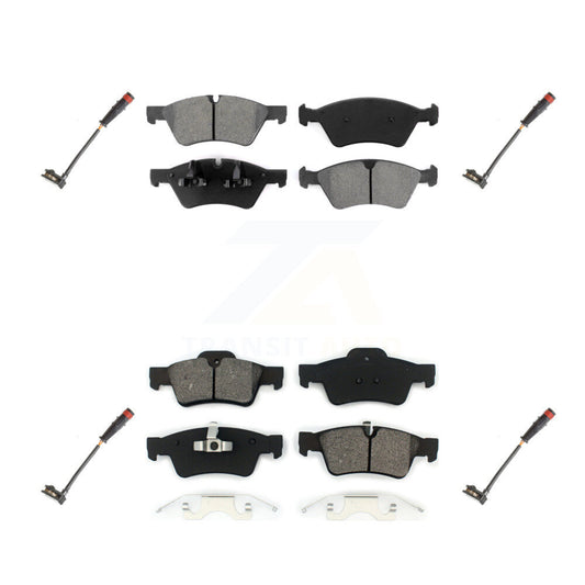 Semi-Metallic Brake Pads Wear Sensor Front Rear Kit For Mercedes-Benz ML350 R350