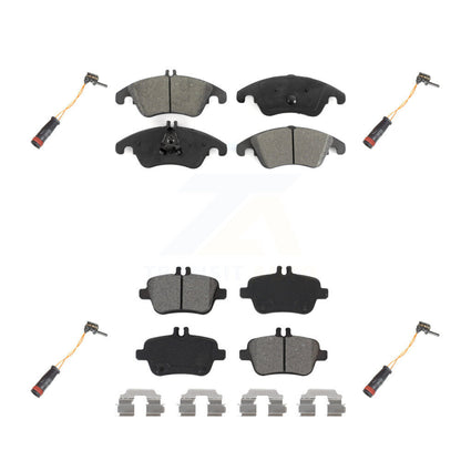 Semi-Metallic Disc Brake Pad Wear Sensor Front Rear Kit For Mercedes-Benz SLK350