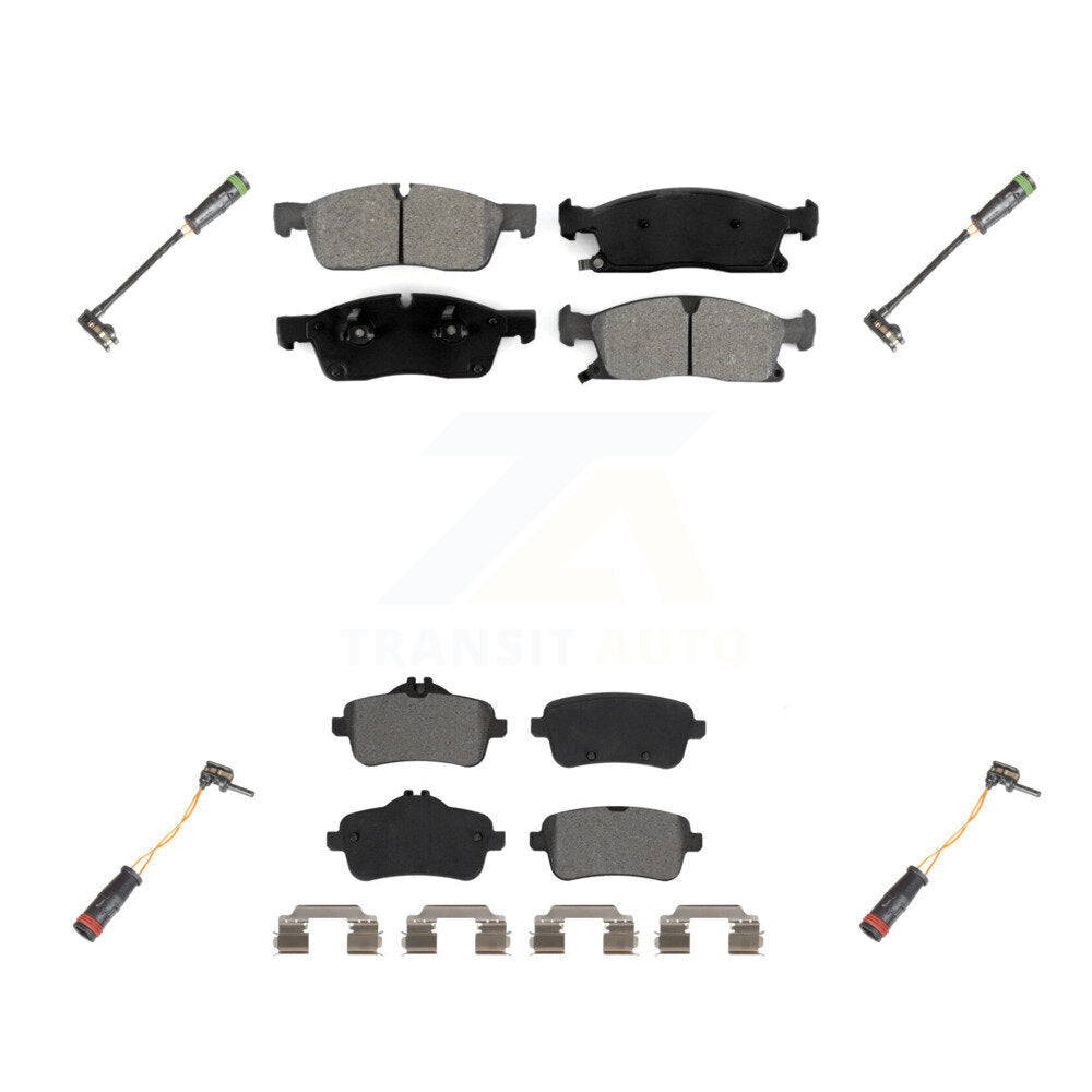 Semi-Metallic Disc Brake Pad Wear Sensor Front Rear Kit For Mercedes-Benz GLE400
