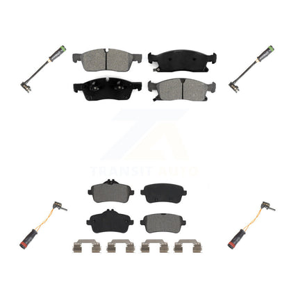 Semi-Metallic Disc Brake Pad Wear Sensor Front Rear Kit For Mercedes-Benz GLE400