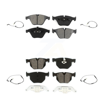 Semi-Metallic Brake Pad Wear Sensor Front Rear Kit For BMW 530i 528i xDrive 525i