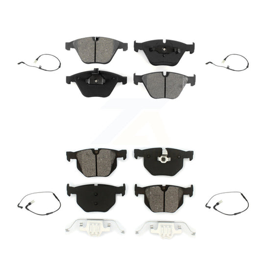Semi-Metallic Brake Pad Wear Sensor Front Rear Kit For BMW 530i 528i xDrive 525i