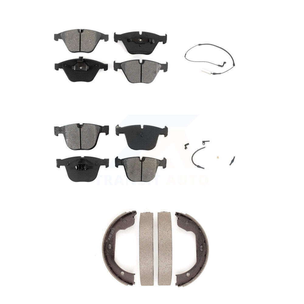 Semi-Metallic Brake Pad Wear Sensor Front Rear Kit (5Pc) For BMW 750i 750Li 745i