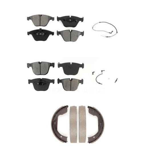 Semi-Metallic Brake Pad Wear Sensor Front Rear Kit (5Pc) For BMW 750i 750Li 745i