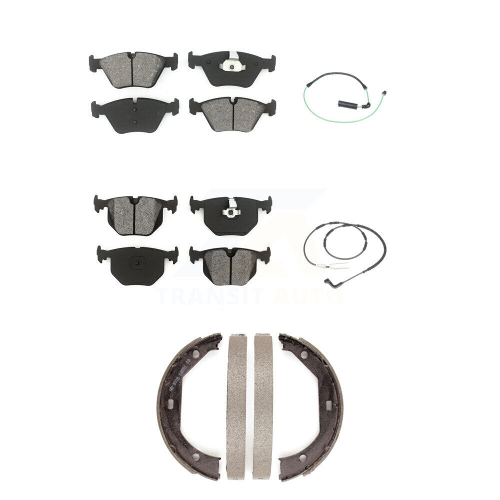 Semi-Metallic Brake Pad Wear Sensor Front Rear Kit (5Pc) For 2005 BMW 330xi 3.0L