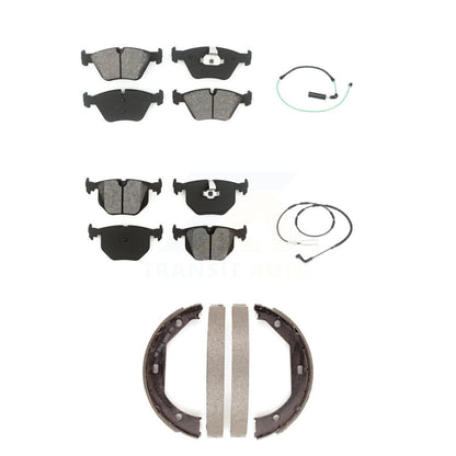 Semi-Metallic Brake Pad Wear Sensor Front Rear Kit (5Pc) For 2005 BMW 330xi 3.0L