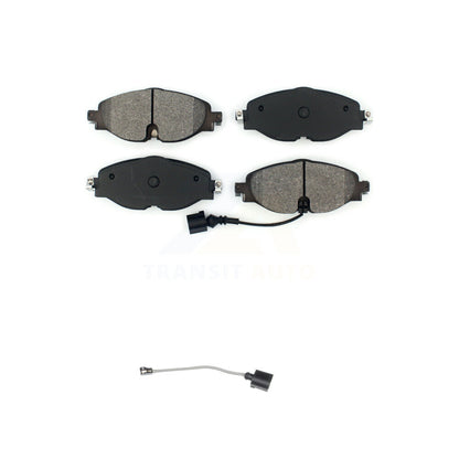 Semi-Metallic Brake Pad Extra Wear Sensor Front Kit For Volkswagen Jetta Golf A3