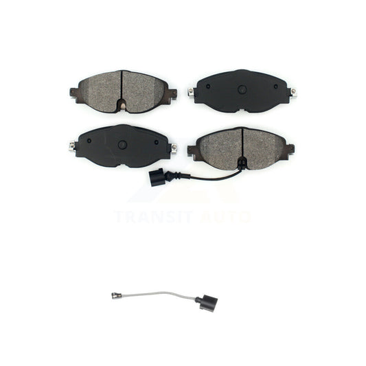 Semi-Metallic Brake Pad Extra Wear Sensor Front Kit For Volkswagen Jetta Golf A3