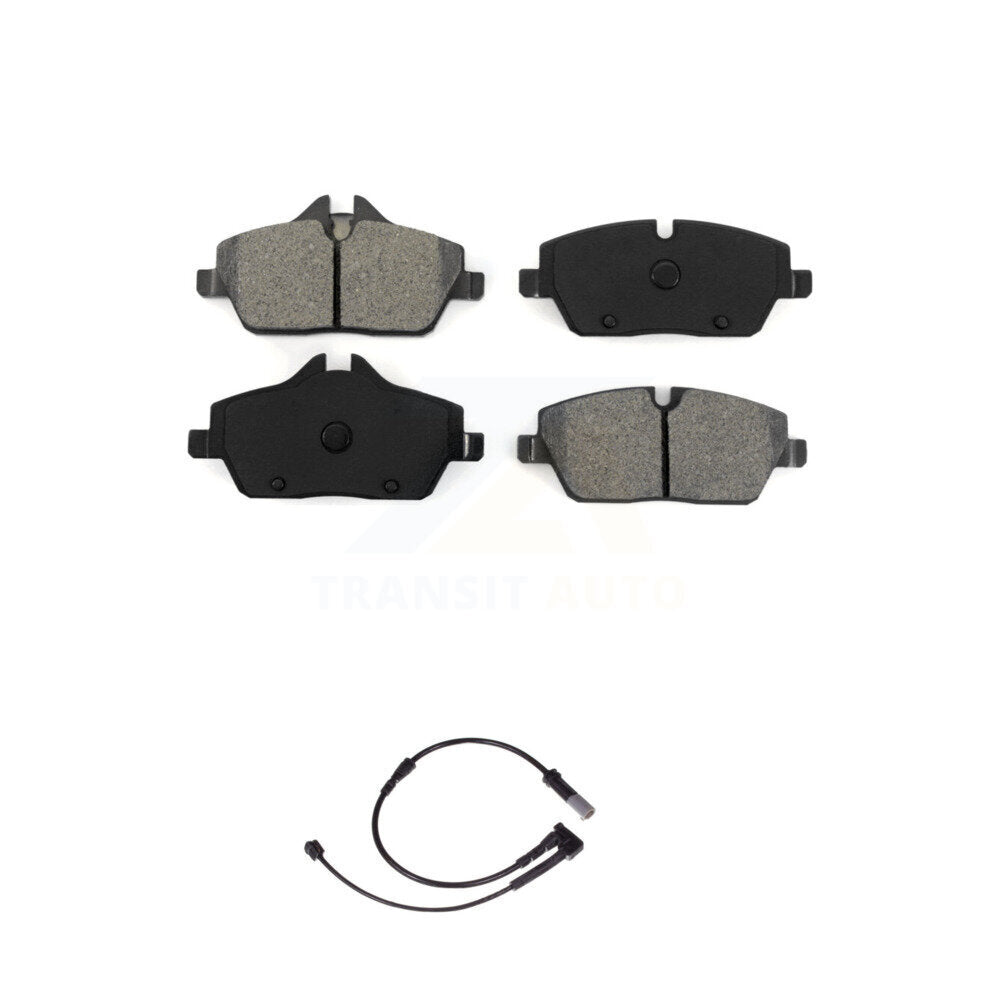 Semi-Metallic Disc Brake Pads And Wear Sensors Front Kit For Mini Cooper