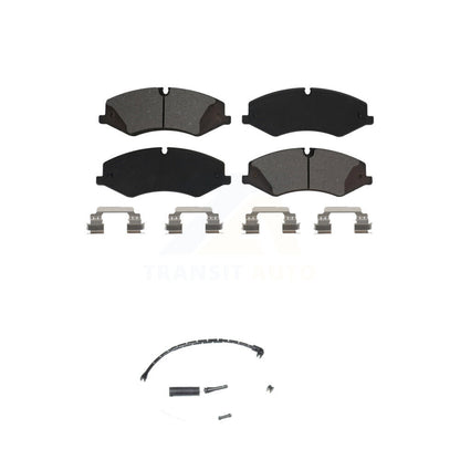 Semi-Metallic Disc Brake Pads And Wear Sensors Front Kit For Land Rover Range