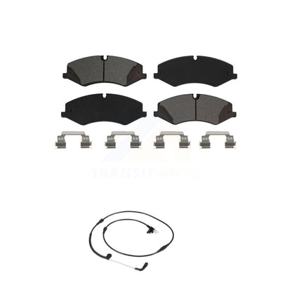 Semi-Metallic Disc Brake Pads & Wear Sensor Front Kit For Land Rover Range Sport