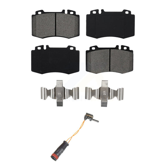 Semi-Metallic Brake Pads Wear Sensor Front Kit For Mercedes-Benz E350 C230 SL500