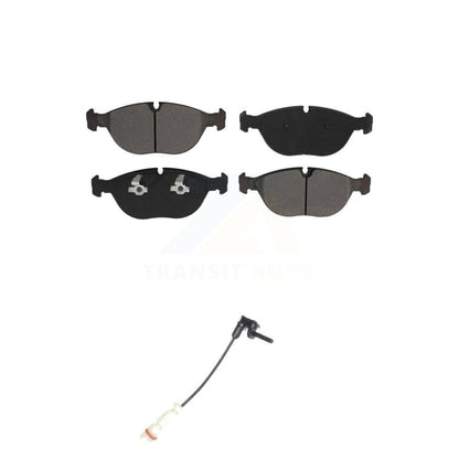 Semi-Metallic Disc Brake Pad & Wear Sensor Front Kit For Chrysler Crossfire E430