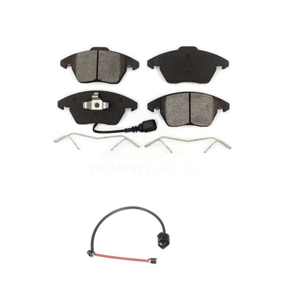 Semi-Metallic Brake Pad And Extra Wear Sensor Front Kit For Audi TT Quattro 2.0L