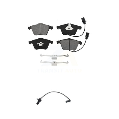 Semi-Metallic Disc Brake Pads And Extra Wear Sensors Front Kit For 2011 Audi A6