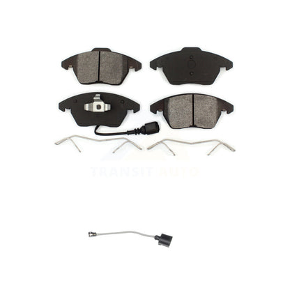 Semi-Metallic Brake Pad And Extra Wear Sensor Front Kit For Audi A3 Quattro Golf
