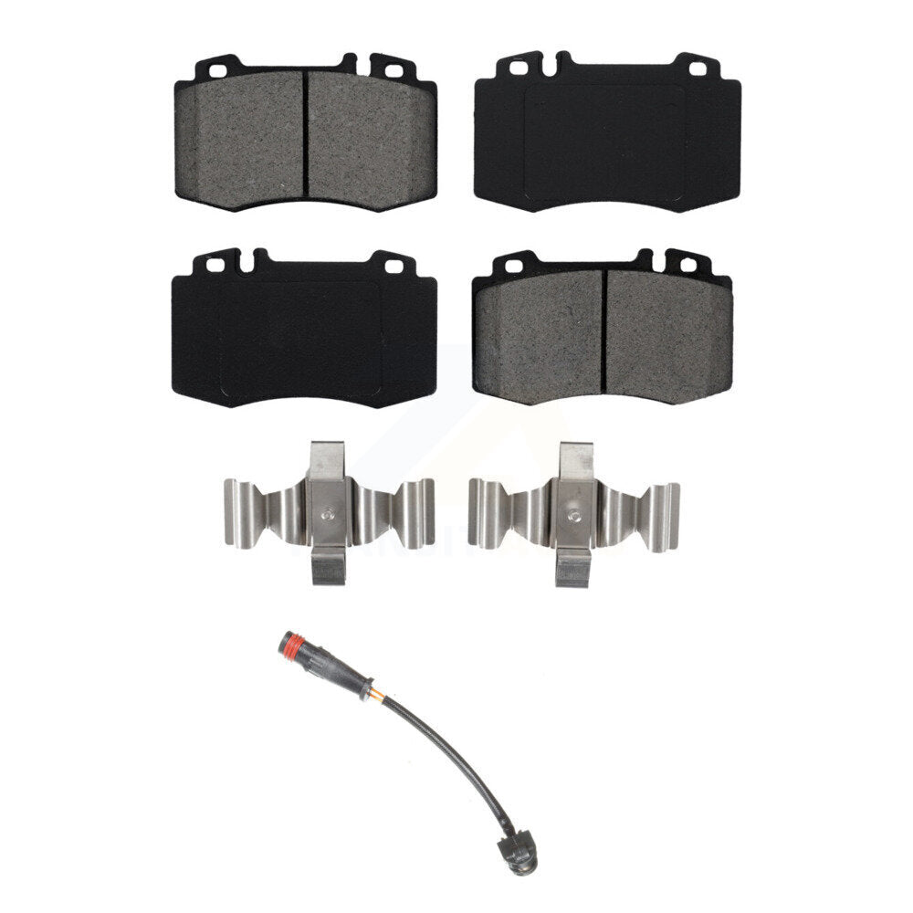 Semi-Metallic Brake Pads Wear Sensor Front Kit For Mercedes-Benz SL500 SLK55 AMG