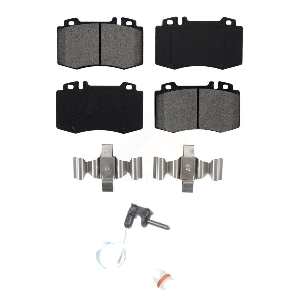 Semi-Metallic Brake Pad Wear Sensor Front Kit For Mercedes-Benz ML500 ML430 ML55