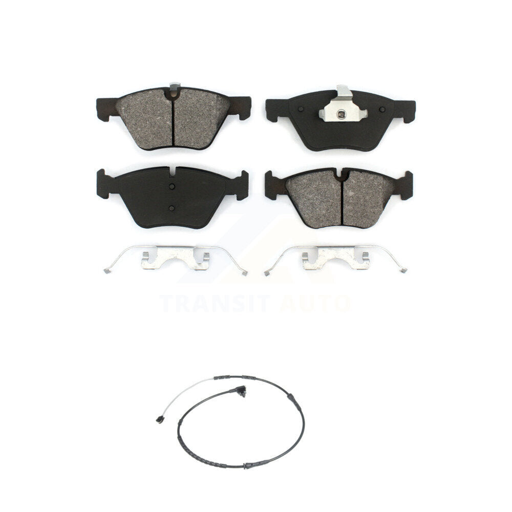 Semi-Metallic Disc Brake Pads And Wear Sensors Front Kit For BMW Z4