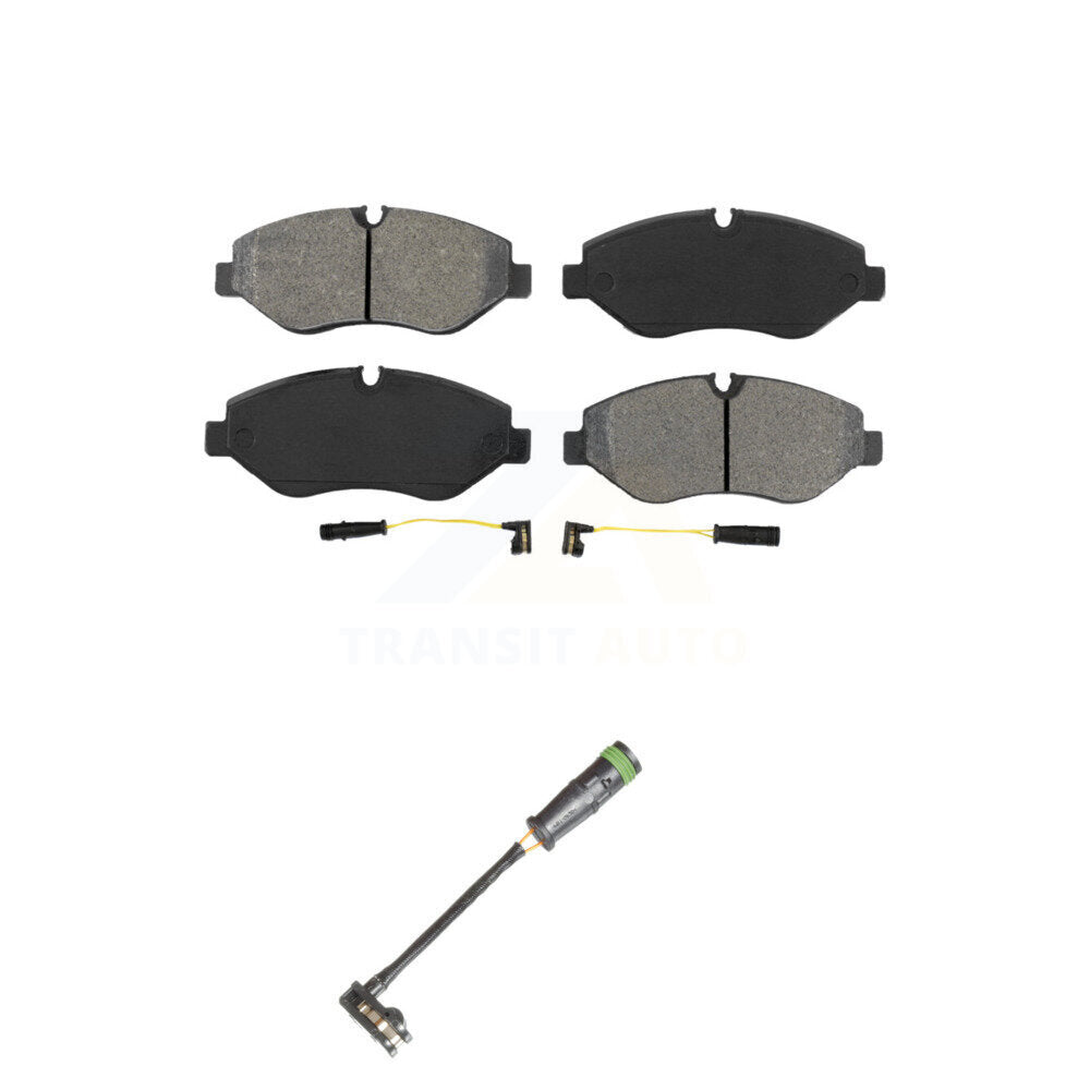 Semi-Metallic Brake Pad & Extra Wear Sensor Front Kit For Mercedes-Benz Sprinter