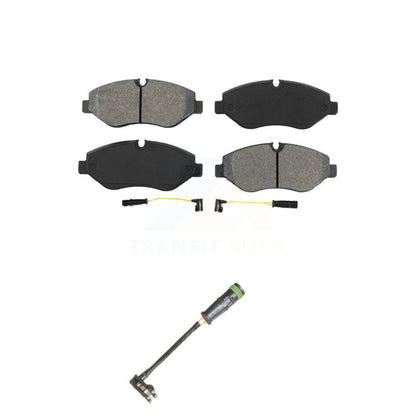 Semi-Metallic Brake Pad & Extra Wear Sensor Front Kit For Mercedes-Benz Sprinter