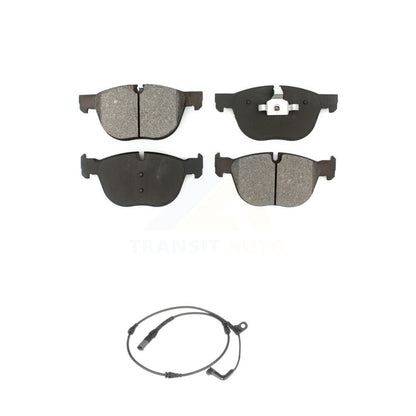 Semi-Metallic Disc Brake Pads And Wear Sensors Front Kit For BMW X5 X6