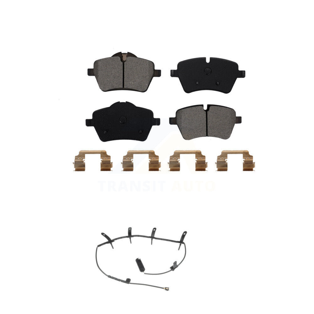 Semi-Metallic Disc Brake Pads And Wear Sensors Front Kit For Mini Cooper